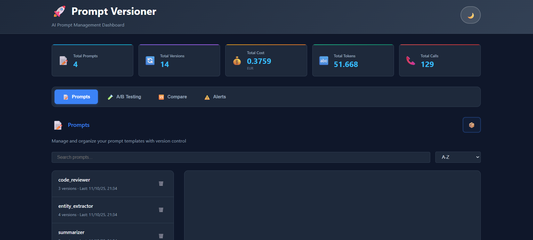Dashboard Overview